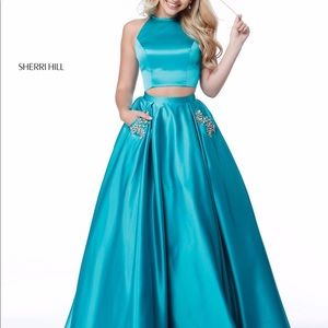 Sherri Hill #51587 Turquoise